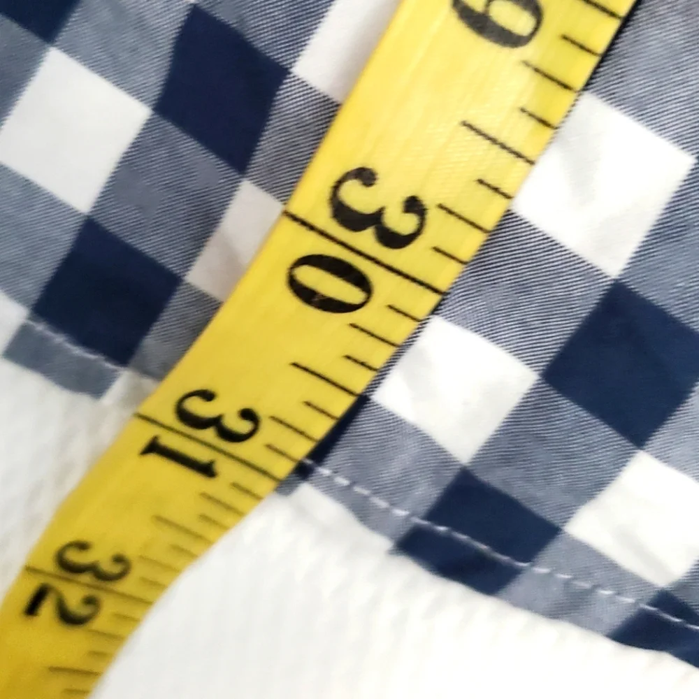 J. Crew Long Sleeve Button Down Shirt Blue Plaid Mens Medium